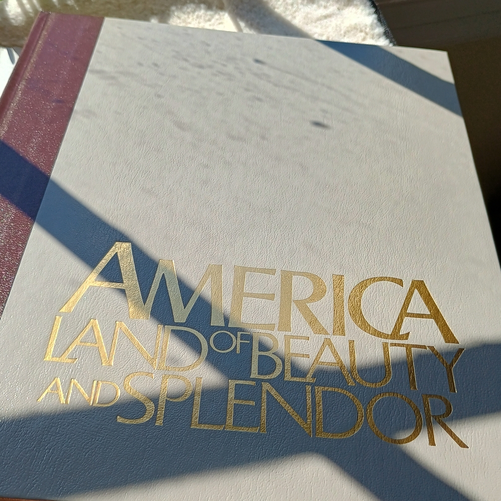 Coffee Table Copy Of America Land Of Beauty And Splendor, MCM Decor - Picture 2 of 9